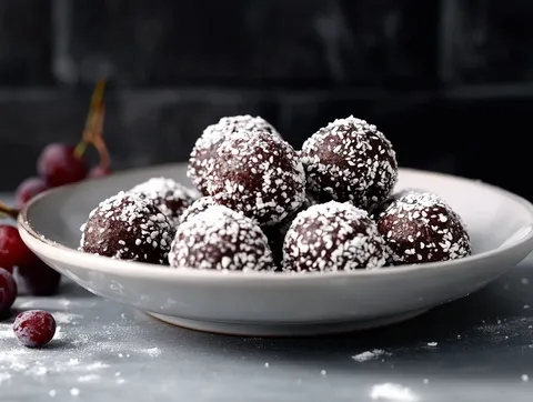 Chokladbollar – fotograferad ovanifrån