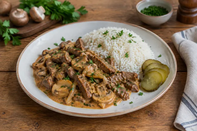 Biff stroganoff
