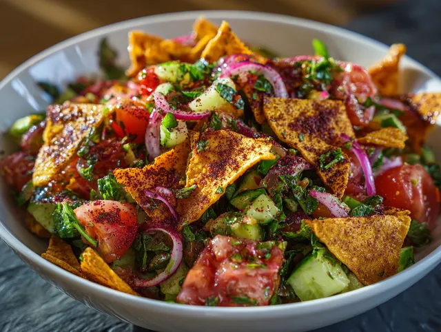 Levantinsk Fattoush-sallad
