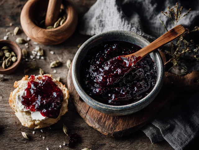 Slånbärsmarmelad med kardemumma