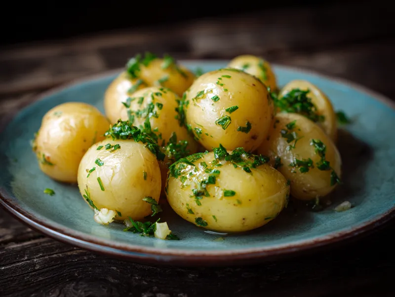 Enkla Kokta Potatisar med Smör