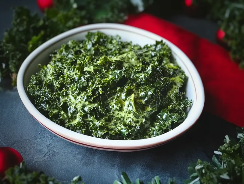 Gräddstuvad grönkål